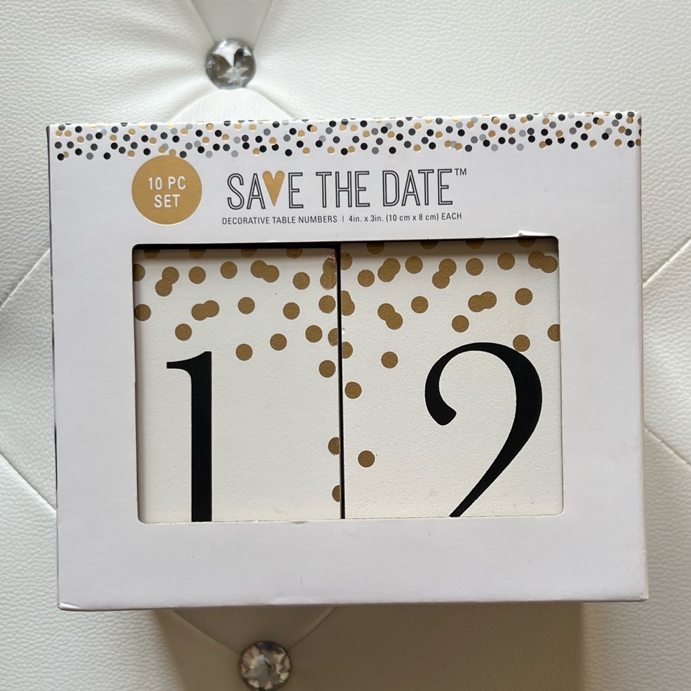 Wooden Table Numbers